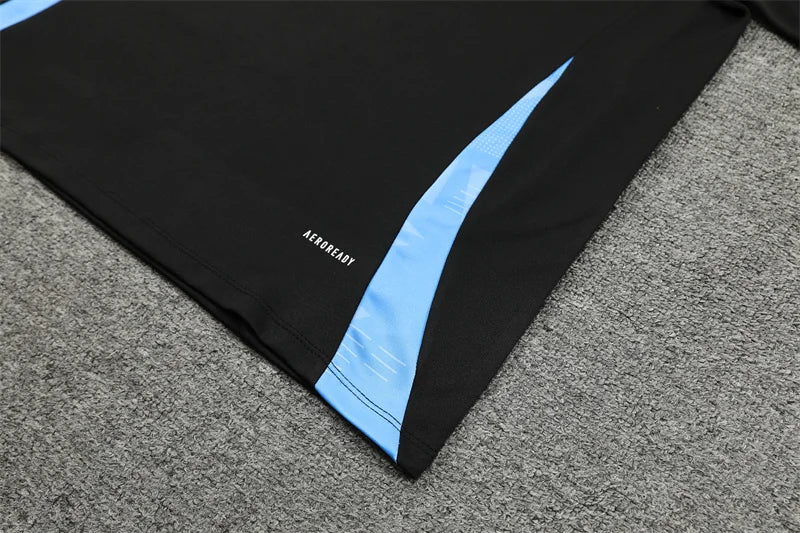Argentina 2024/2025 Half-Pull Black Tracksuit