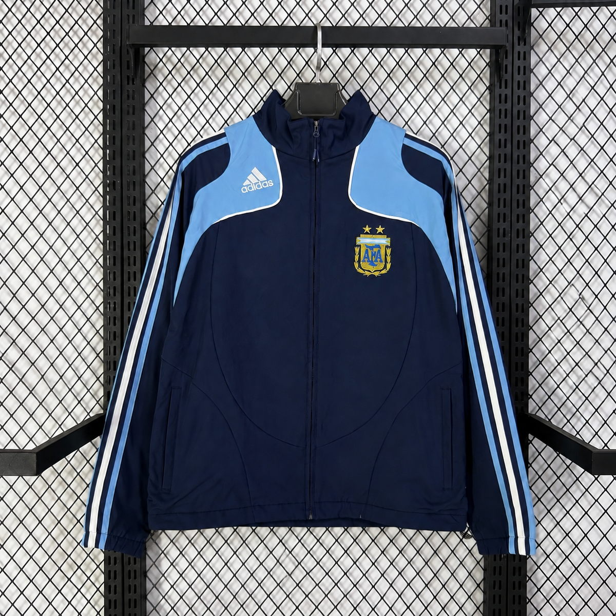 Argentina 2026 Royal Blue Retro Windbreaker