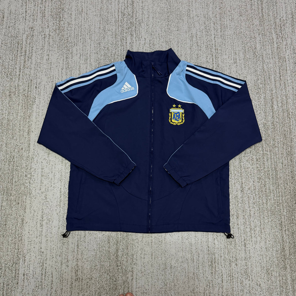 Argentina 2026 Royal Blue Retro Windbreaker
