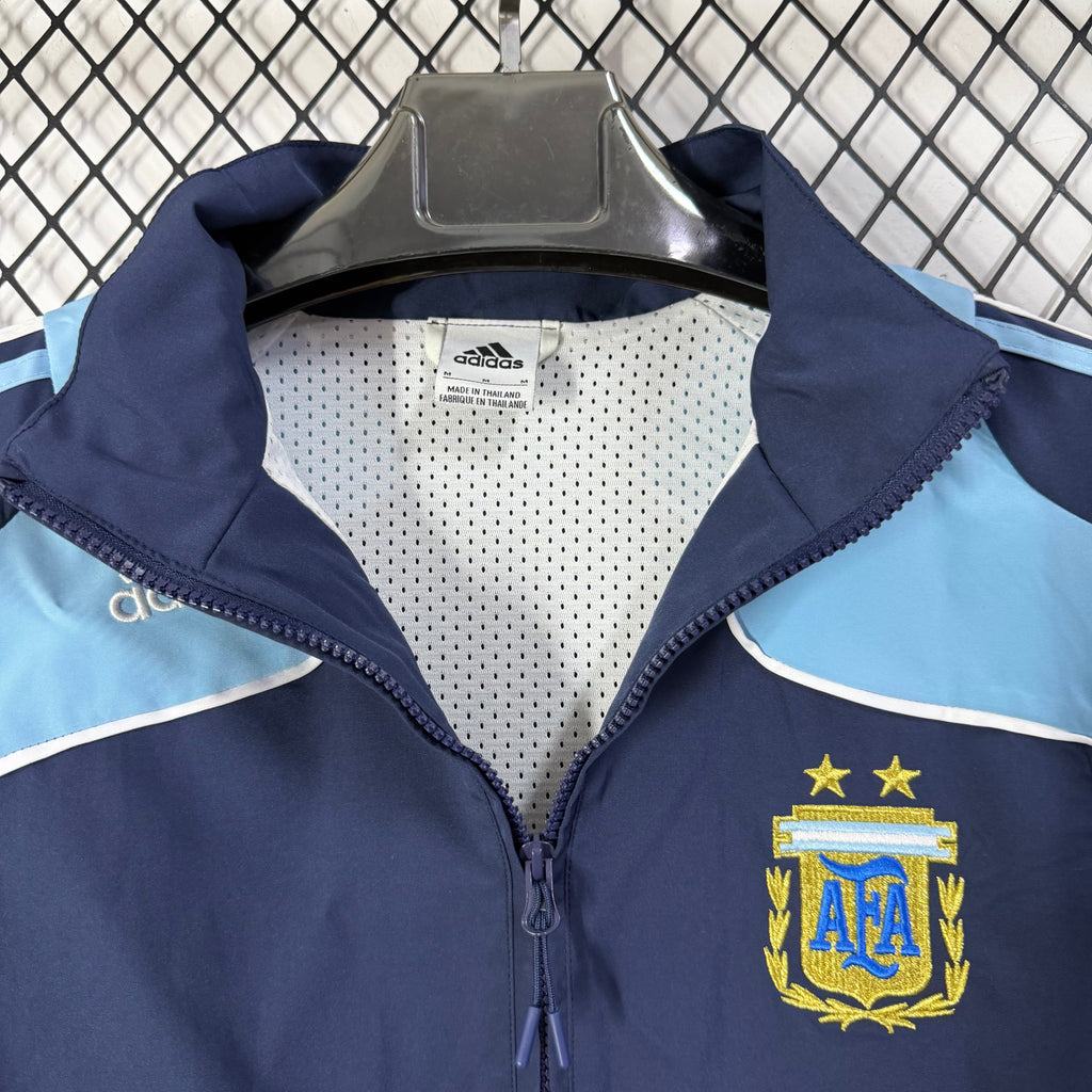 Argentina 2026 Royal Blue Retro Windbreaker