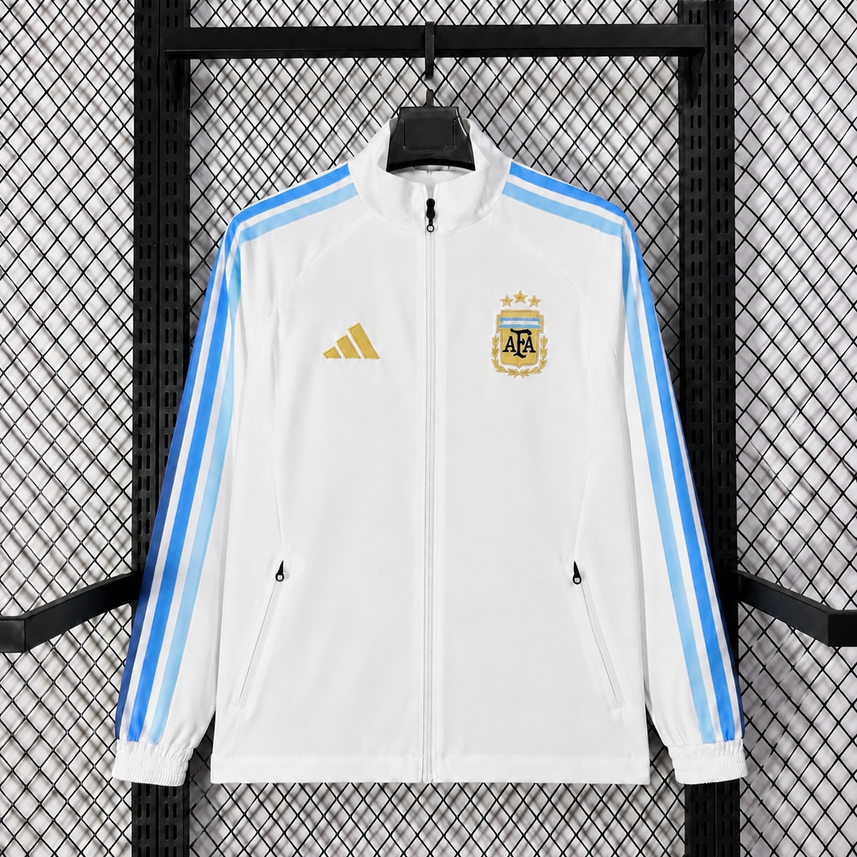 Argentina 2026 White World Cup Training Windbreaker