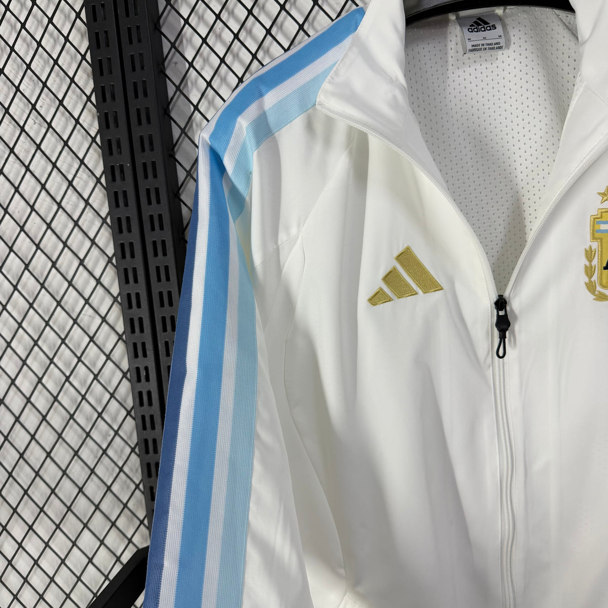 Argentina 2026 White World Cup Training Windbreaker