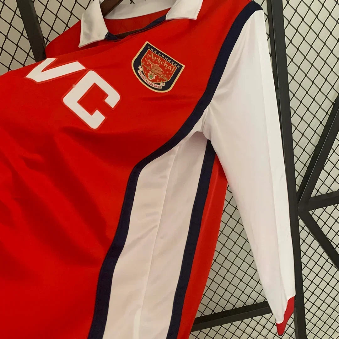 Arsenal 1998/1999 Home Long Sleeve Retro Jersey