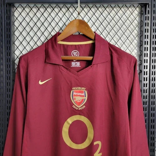 Arsenal 2005/2006 Home Long Sleeve Retro Jersey