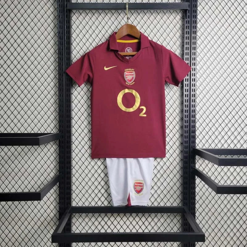 Arsenal 2005/2006 Home Retro Jersey Kids Size