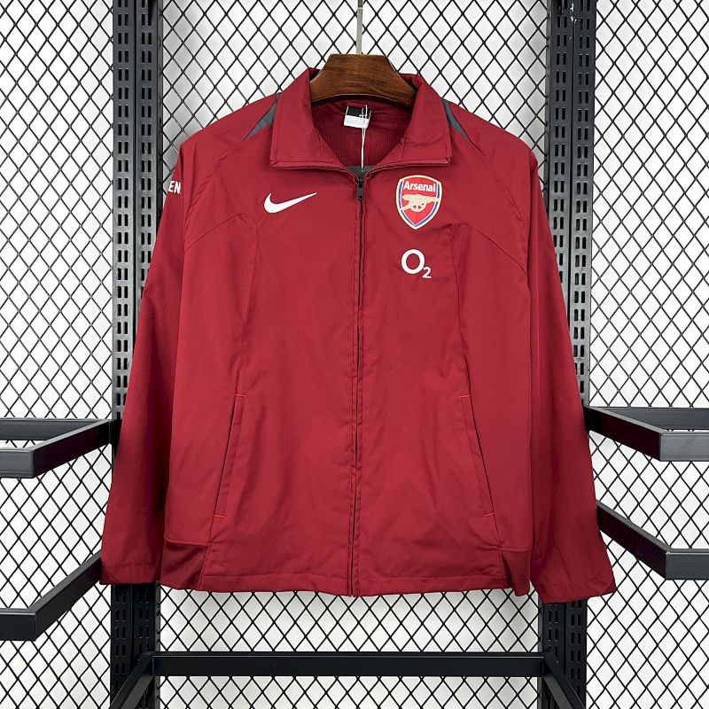 Arsenal 2005/2006 Red Retro Windbreaker Jacket