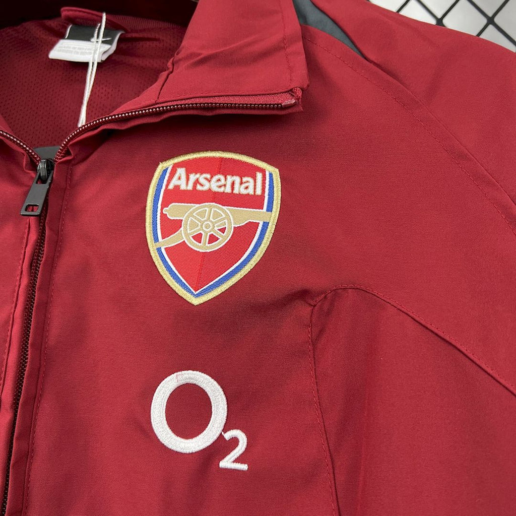 Arsenal 2005/2006 Red Retro Windbreaker Jacket