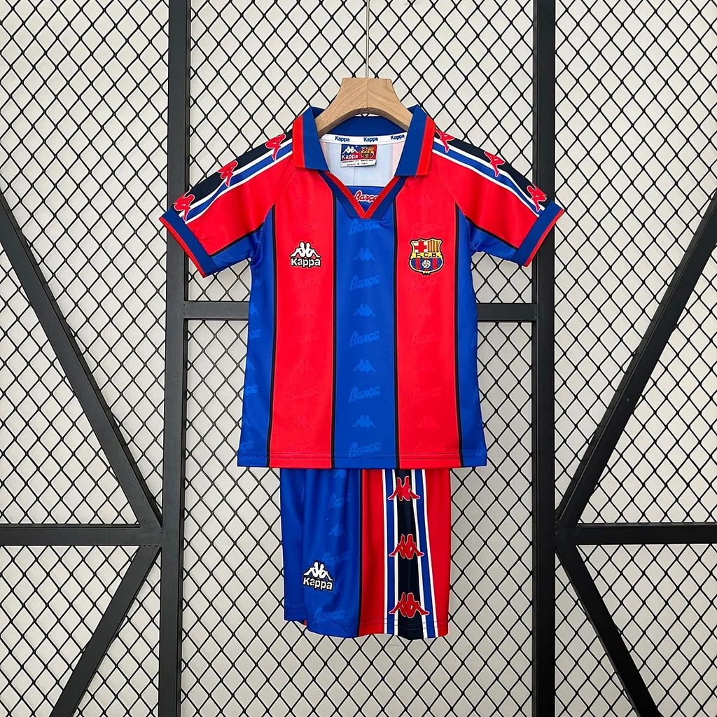 Barcelona 1996/1997 Home Retro Jersey Kids Size