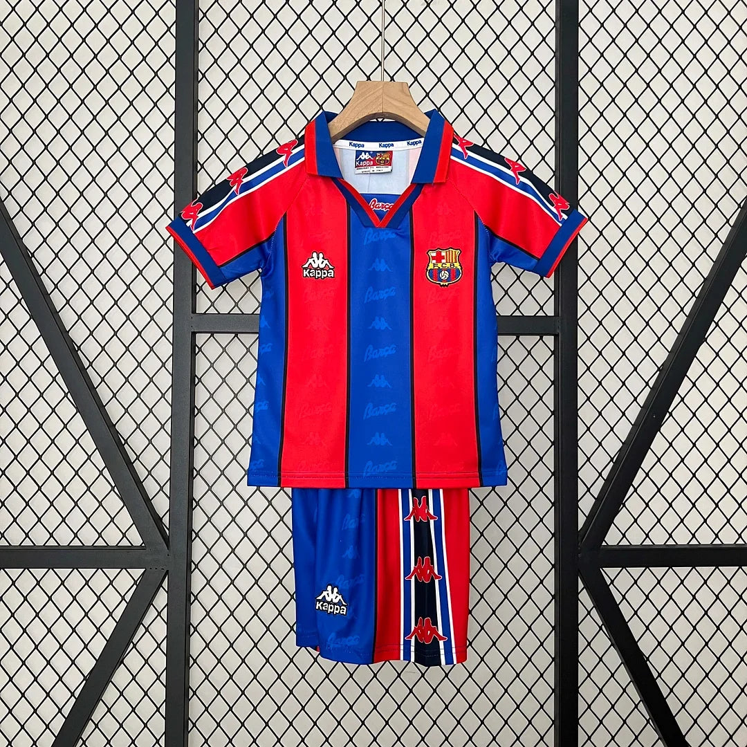 Barcelona 1996/1997 Home Retro Jersey Kids Size