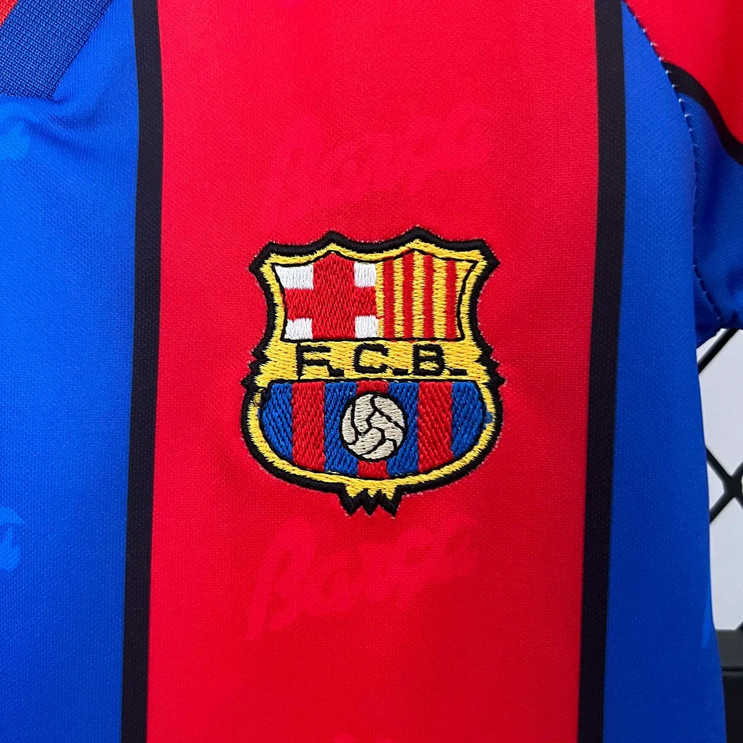Barcelona 1996/1997 Home Retro Jersey Kids Size