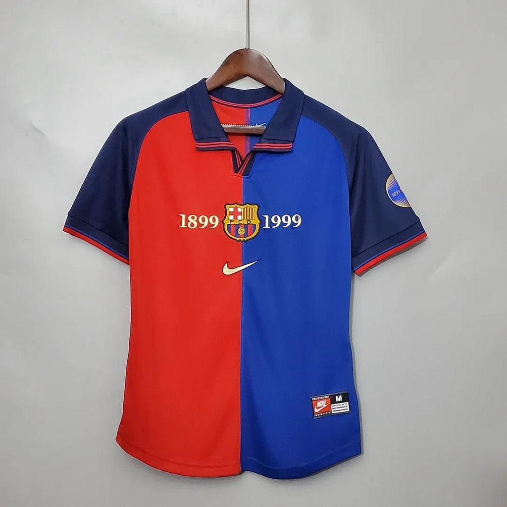 Barcelona 1999/2000 100th Anniversary Home Retro Jersey