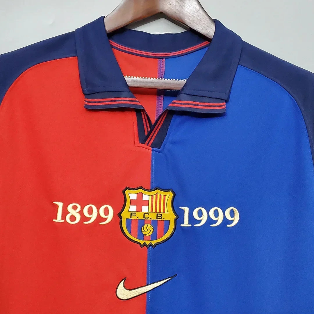 Barcelona 1999/2000 100th Anniversary Home Retro Jersey
