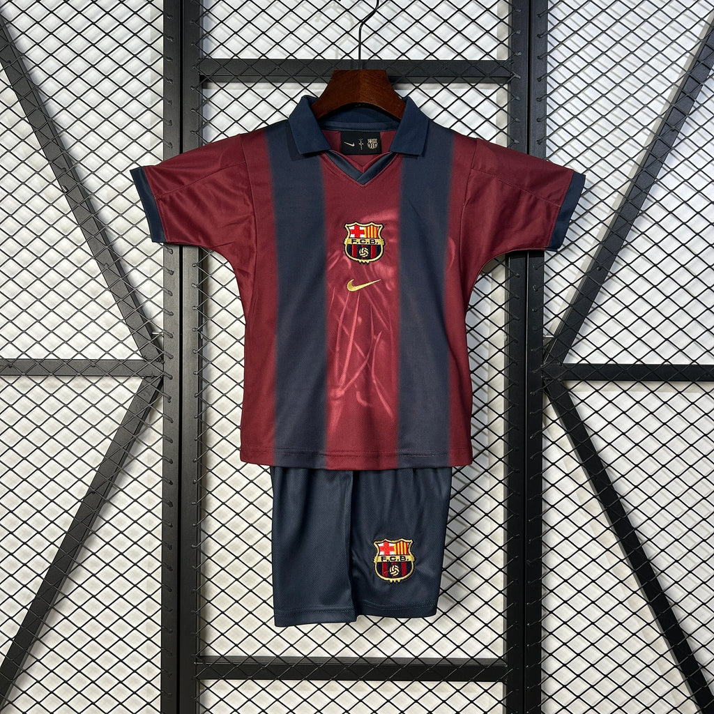 Barcelona 2000/2001 Retro Travis Scott Jersey Kids Size