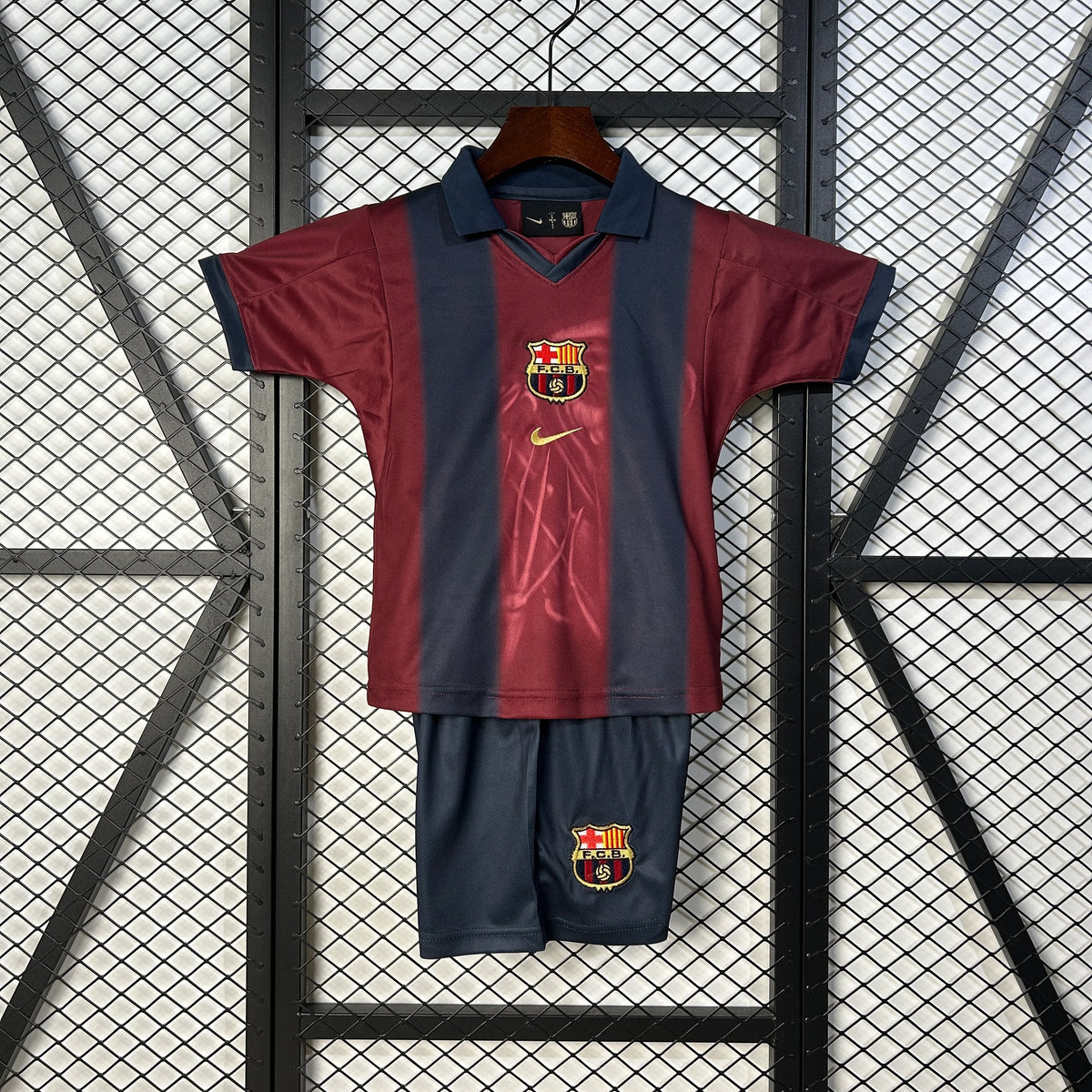Barcelona 2000/2001 Retro Travis Scott Jersey Kids Size