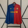 Barcelona 2008/2009 Home Long Sleeve Retro Jersey