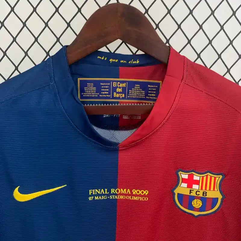 Barcelona 2008/2009 Home Long Sleeve Retro Jersey
