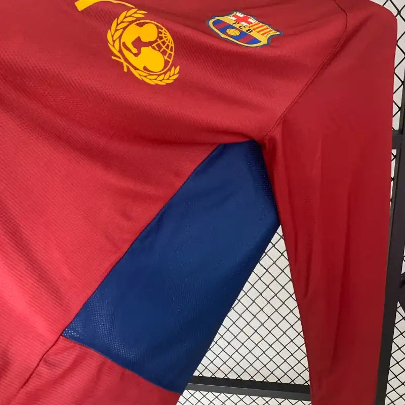 Barcelona 2008/2009 Home Long Sleeve Retro Jersey