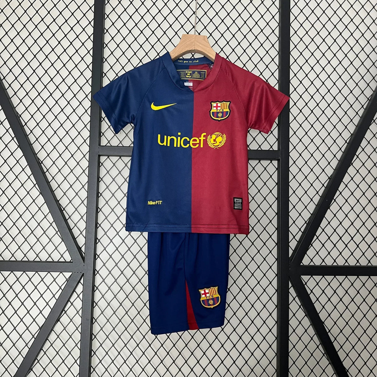 Barcelona 2008/2009 Home Retro Jersey Kids Size