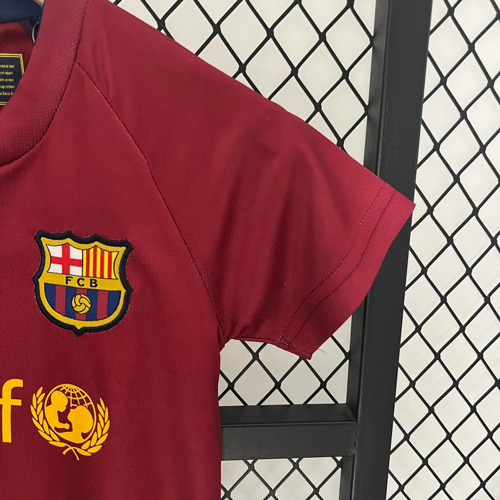 Barcelona 2008/2009 Home Retro Jersey Kids Size