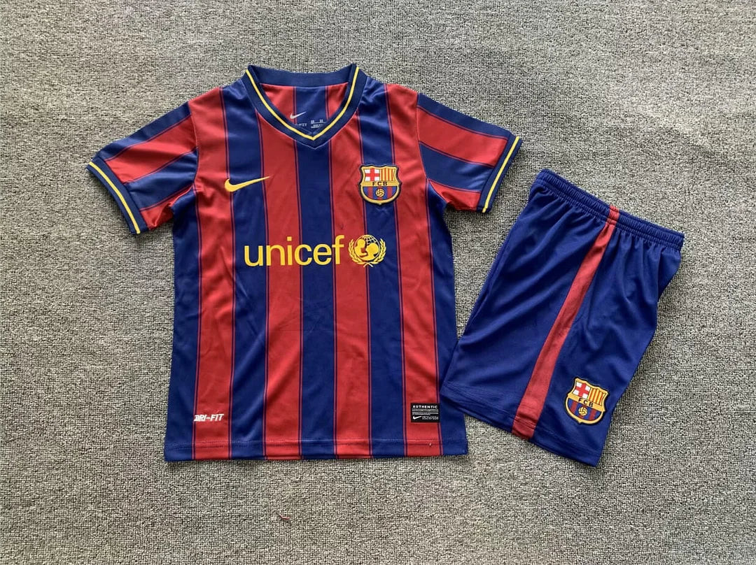 Barcelona 2009/2010 Home Retro Jersey Kids Size
