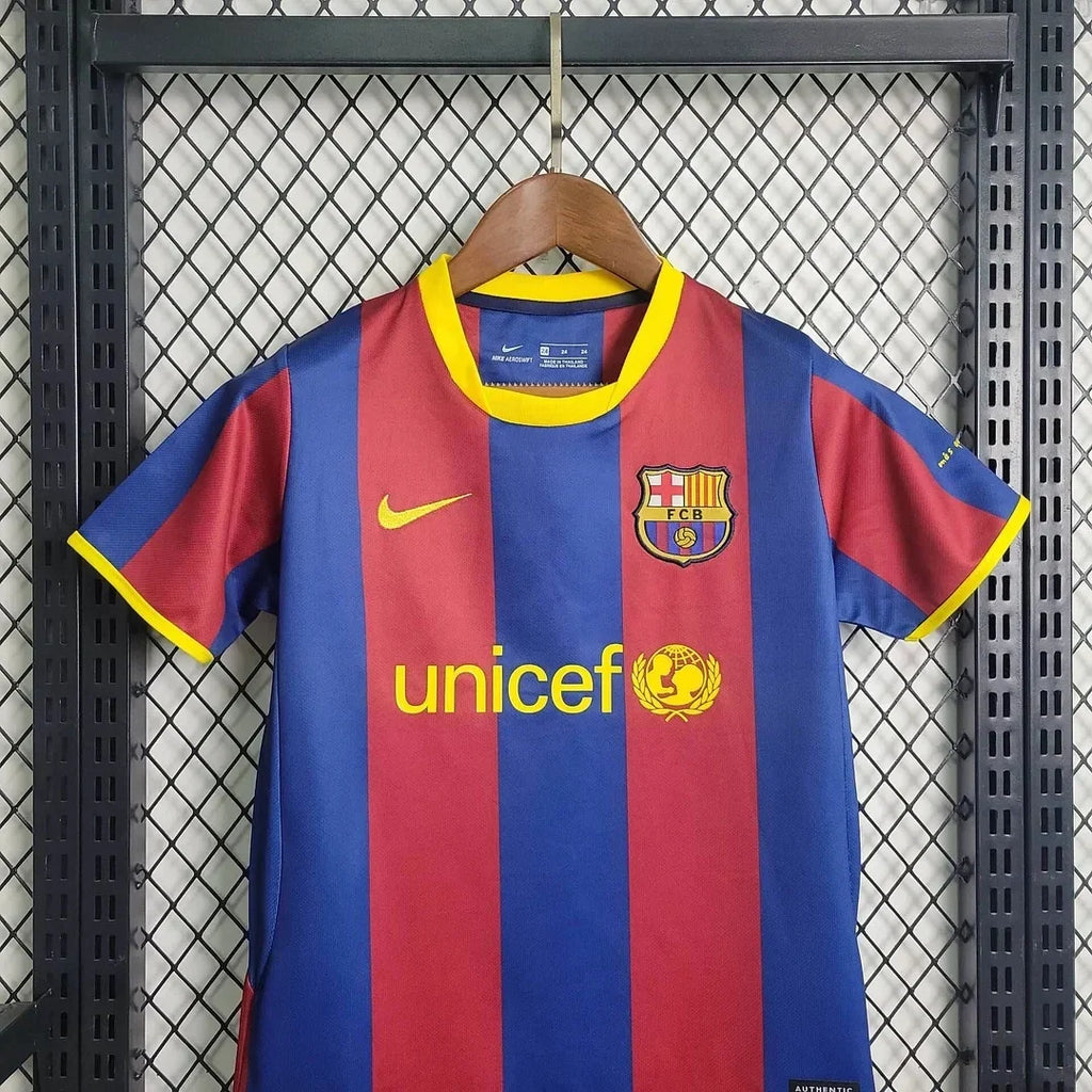 Barcelona 2010/2011 Home Jersey Kids Size