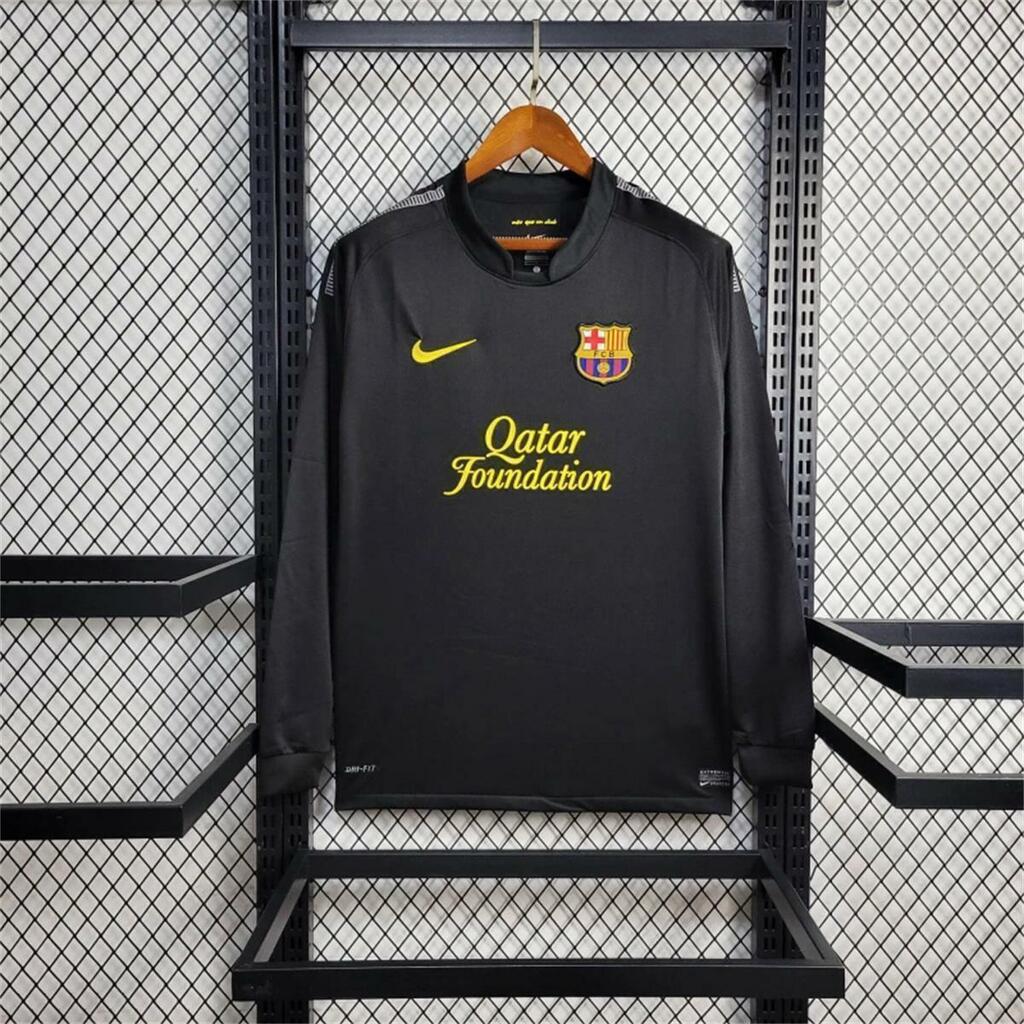 Barcelona 2011/2012 Away Long Sleeve Retro Jersey