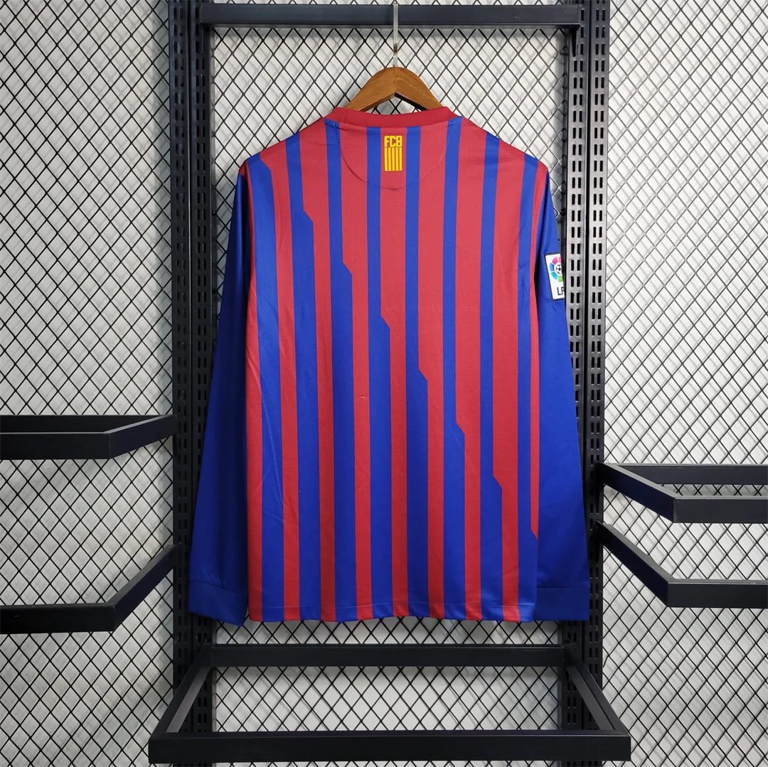 Barcelona 2011/2012 Home Long Sleeve Retro Jersey