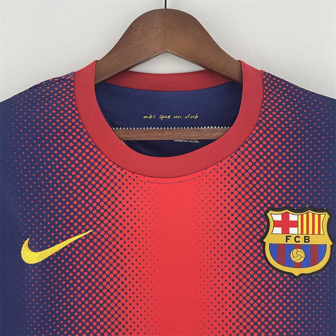 Barcelona 2012/2013 Home Long Sleeve Retro Jersey