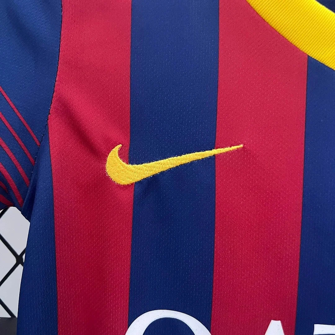 Barcelona 2013/2014 Home Retro Jersey Kids Size
