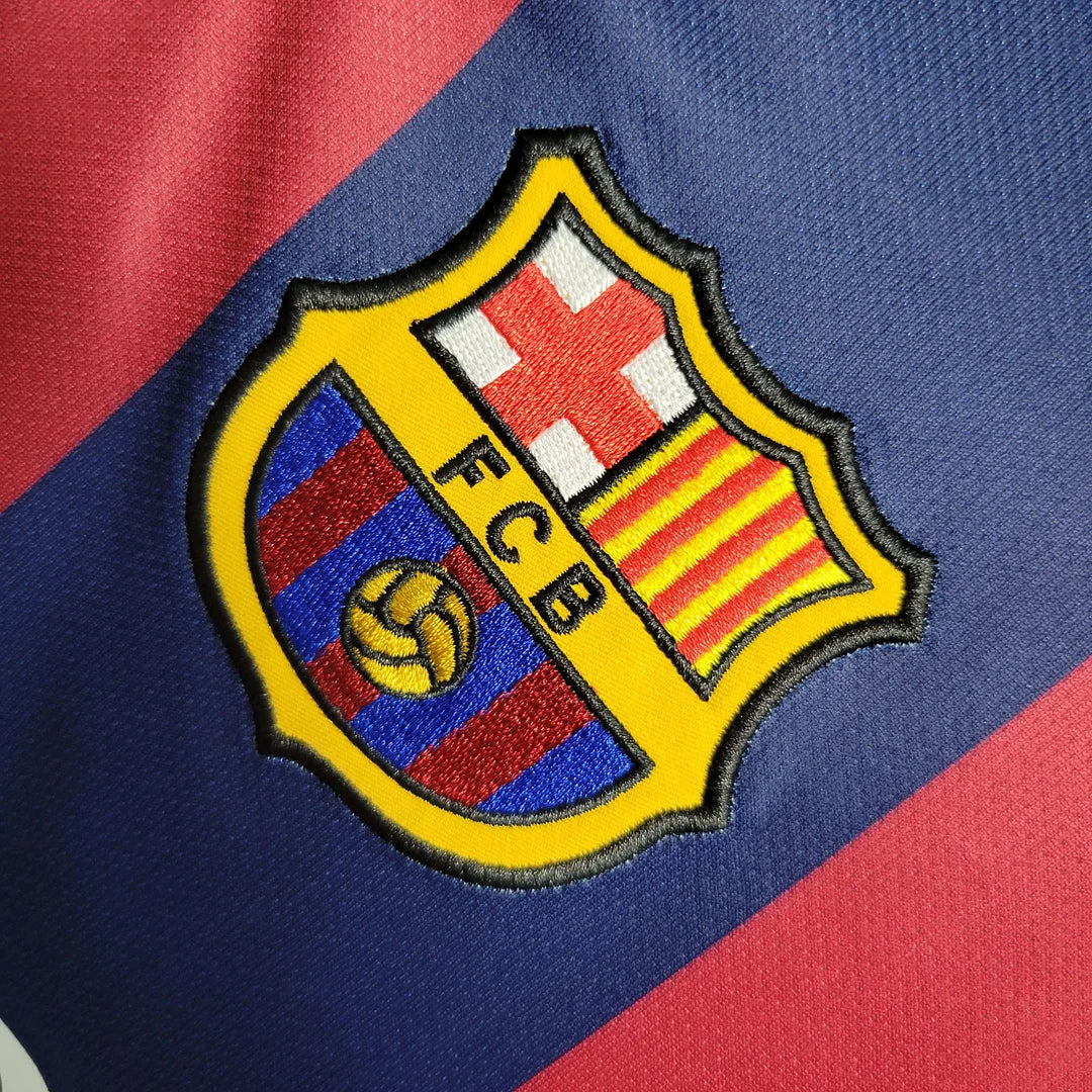 Barcelona 2014/2015 Home Long Sleeve Retro Jersey