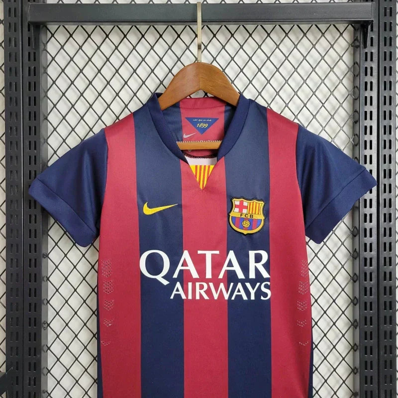 Barcelona 2014/2015 Home Retro Jersey Kids Size