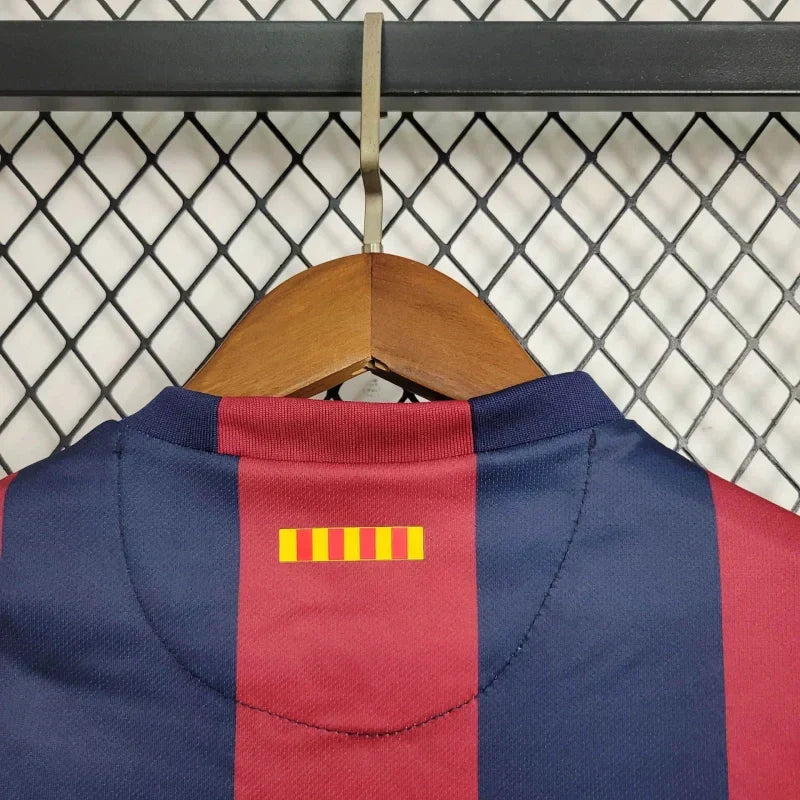 Barcelona 2014/2015 Home Retro Jersey Kids Size