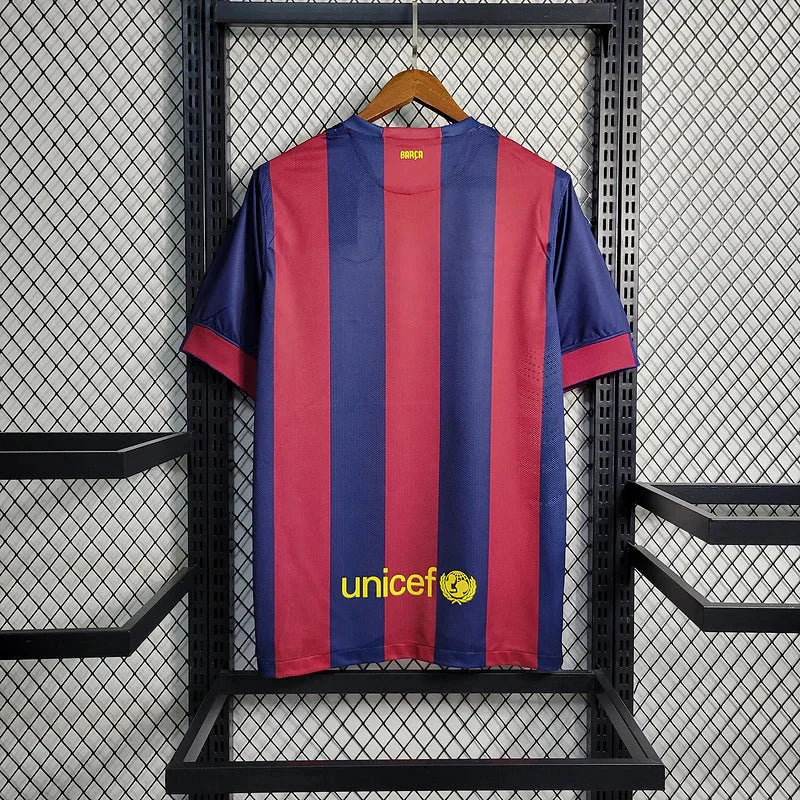 Barcelona 2014/2015 Home Retro Jersey Kids Size
