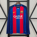 Barcelona 2016/2017 Home Long Sleeve Retro Jersey
