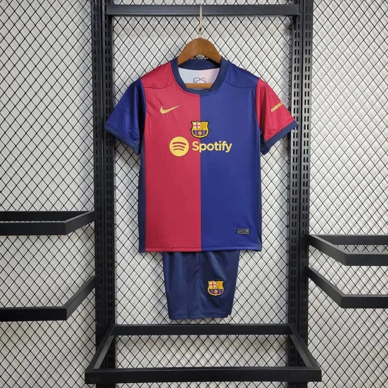 Barcelona 2024/2025 Home Jersey Kids Size