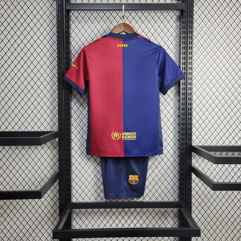 Barcelona 2024/2025 Home Jersey Kids Size