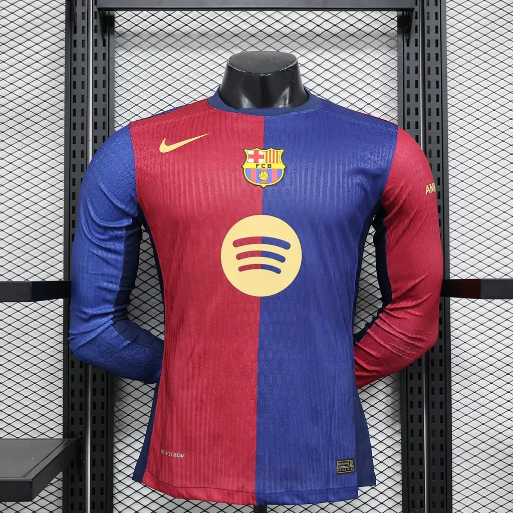 Barcelona 2024/2025 Home Long Sleeve Jersey