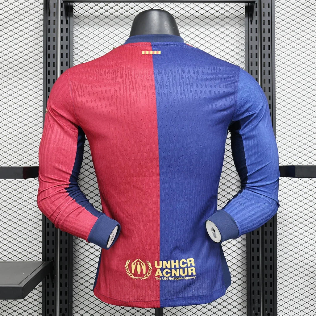 Barcelona 2024/2025 Home Long Sleeve Jersey