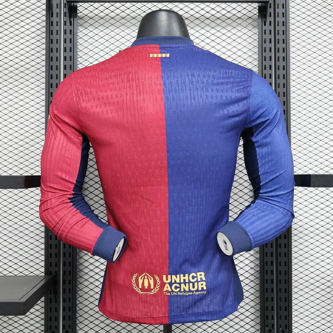 Barcelona 2024/2025 Home Long Sleeve Jersey