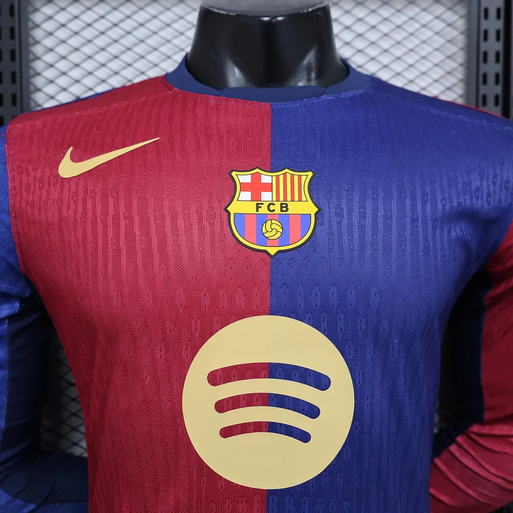 Barcelona 2024/2025 Home Long Sleeve Jersey