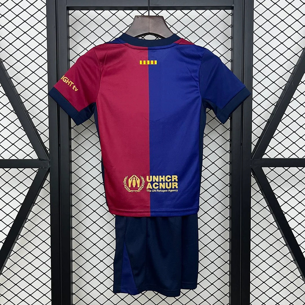 Barcelona 2024/2025 Travis Scott Home Jersey Kids Size