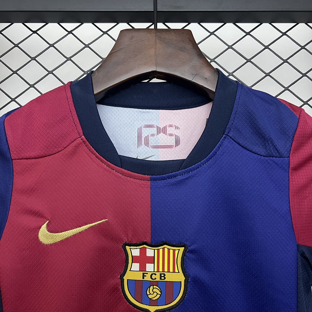 Barcelona 2024/2025 Travis Scott Home Jersey Kids Size