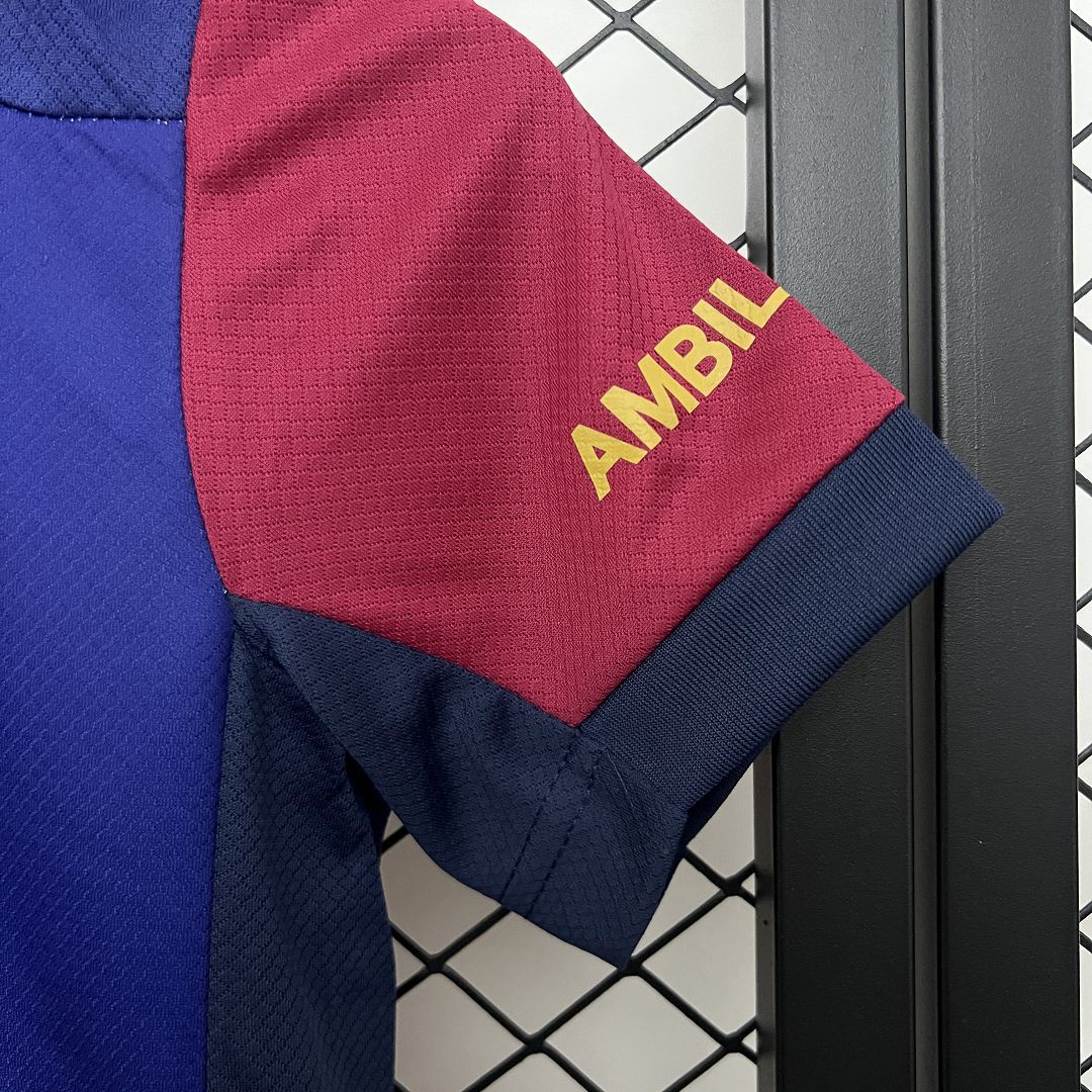 Barcelona 2024/2025 Travis Scott Home Jersey Kids Size