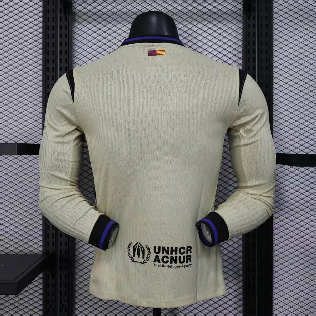 Barcelona 2025/2026 Away Long Sleeve Jersey