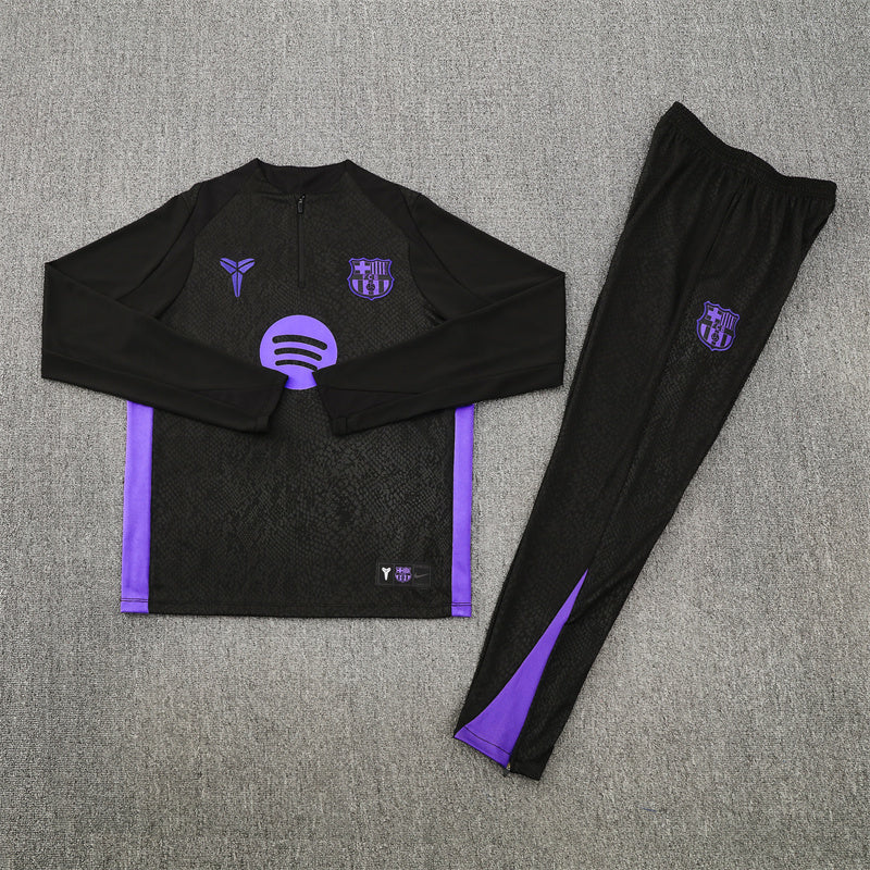Barcelona 2025/2026 Black and Purple Tracksuit