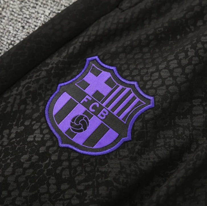 Barcelona 2025/2026 Black and Purple Tracksuit