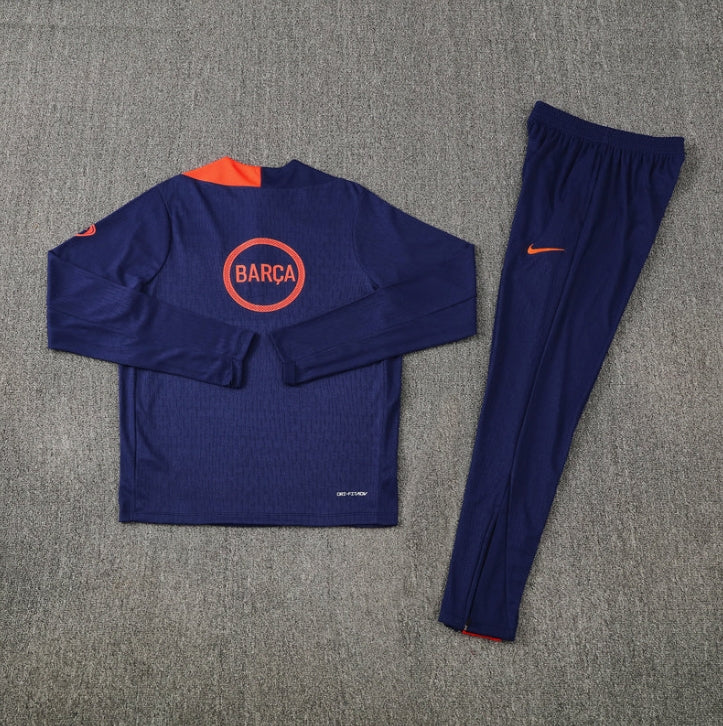 Barcelona 2025/2026 Blue and Orange Tracksuit