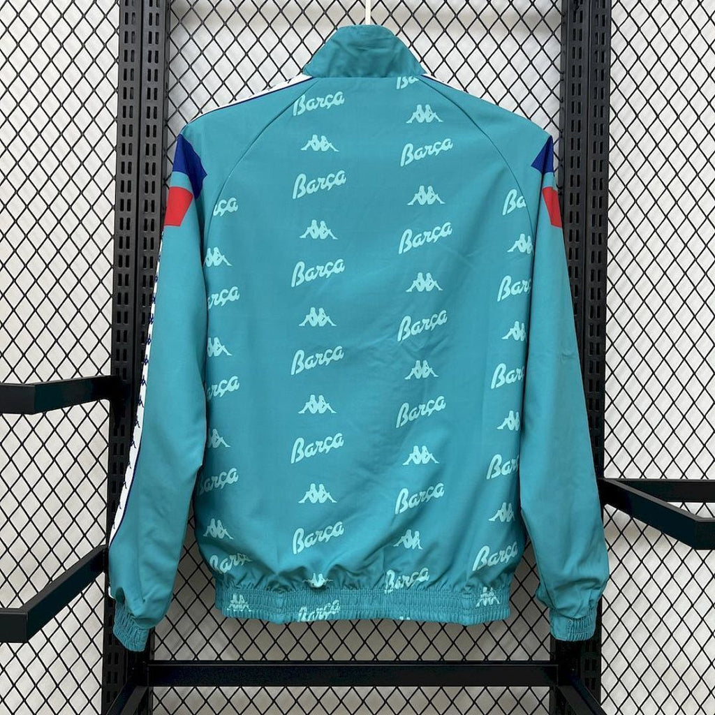 Barcelona 2025/2026 Green&Blue Reversible Windbreaker Jacket