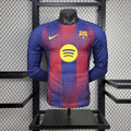 Barcelona 2025/2026 Home Long Sleeve Jersey