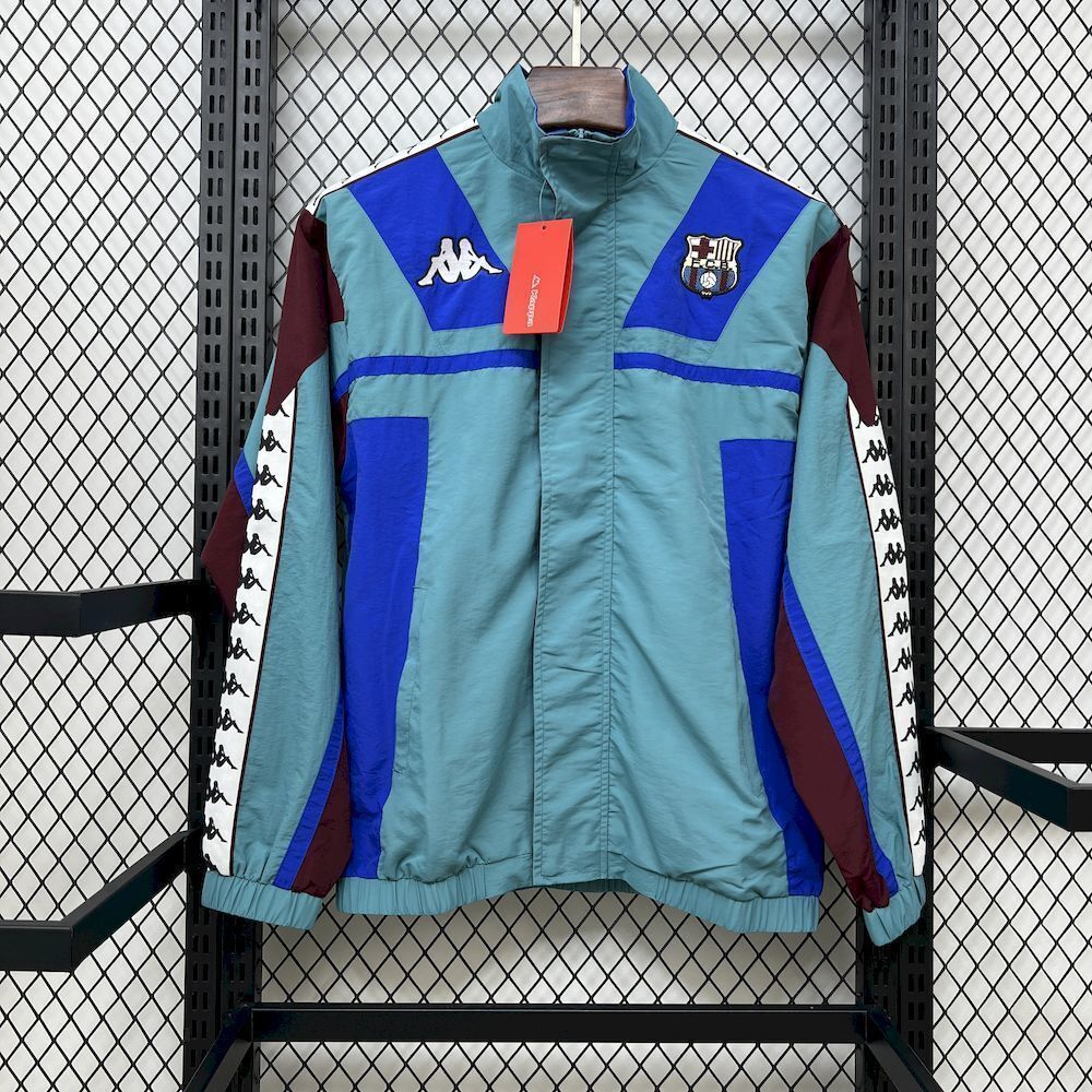 Barcelona 2025/2026 OG Style Green Windbreaker Jacket